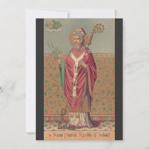 Heiliger Patrick Apostel Irlands Einladung