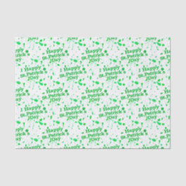 Heiliger Patrick-Motiv-Muster Seidenpapier