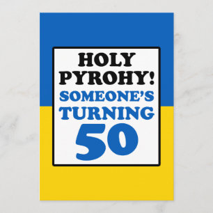 Heiliger Pyrohy! Jemand, der 50 Ukraine umdreht, l Einladung