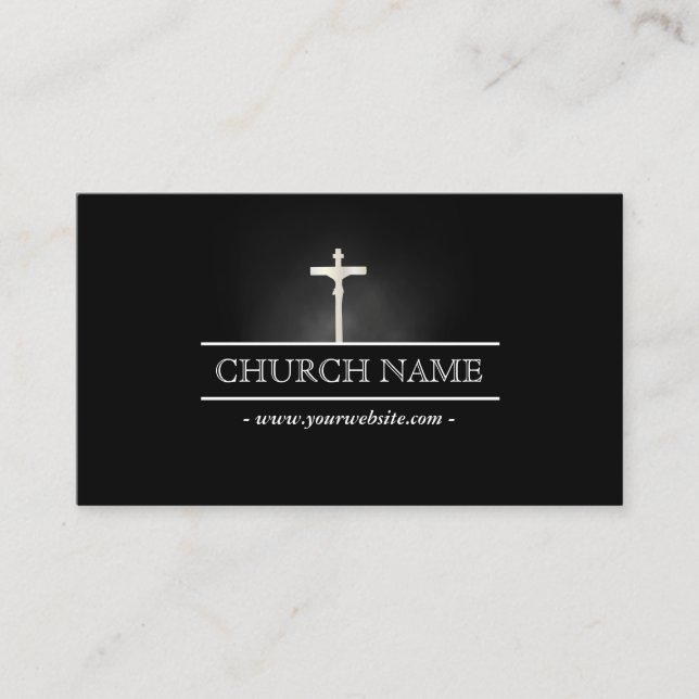 Heiliger Querkirchen-Pastor-Minister Visitenkarte (Vorderseite)