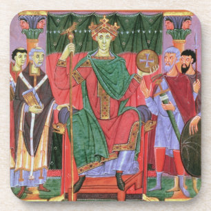 Heiliger römischer Kaiser Otto Frau-Cim.4453 f.42r Getränkeuntersetzer