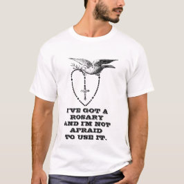 Heiliger Rosenkranz mit Taube und Olivenzweig T-Shirt