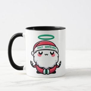 Heiliger Santa Roly Becher – Süßer meditierender W Tasse