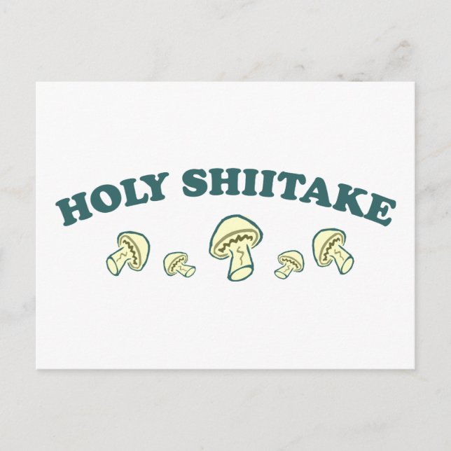 Heiliger Shiitake Postkarte (Vorderseite)