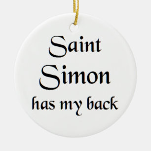 Heiliger Simon Kaffeetasse Keramik Ornament