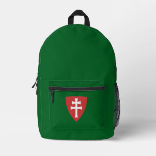 Heiliger Stephan ungarisches Kreuzsymbol Bedruckter Rucksack