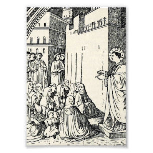 Heiliger Stephanus der Protomärtyrer Feine Kunst I Fotodruck