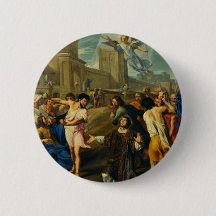 Heiliger Stephanus der Protomärtyrer Kunst Ikonogr Button