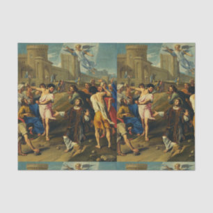 Heiliger Stephanus der Protomärtyrer Kunst Ikonogr Seidenpapier
