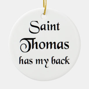 Heiliger Thomas Kaffeetasse Keramik Ornament