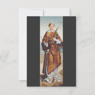 Heiliger Vinzenz von Saragossa Dankeskarte
