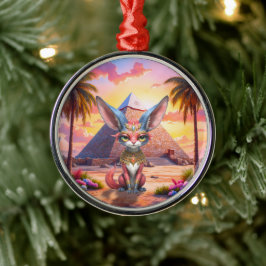 Heiliger Wüstenhüter Ornament Aus Metall