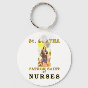 HEILIGES AGATHA SCHLÜSSELANHÄNGER