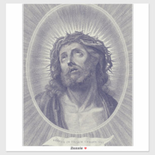 Heiliges Antlitz Jesu Aufkleber