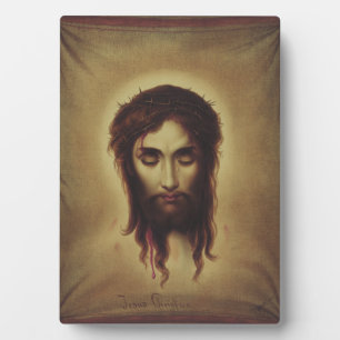 Heiliges Antlitz Jesu Christi Fotoplatte