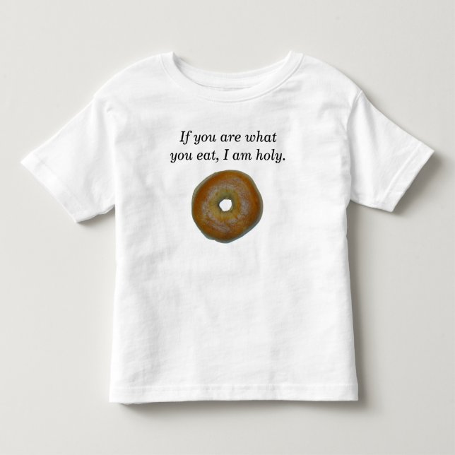 Heiliges Bagelkleid Kleinkind T-shirt (Vorderseite)