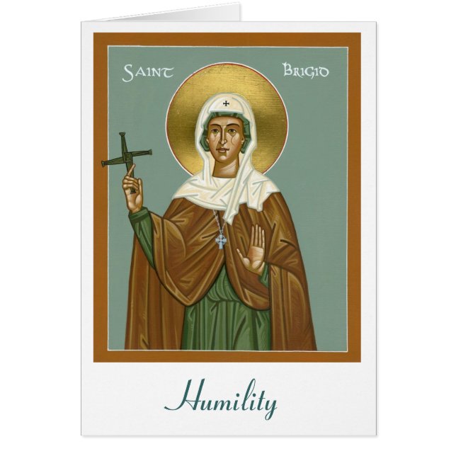 Heiliges brigid von Irland - Greeeting Karte (Vorne)