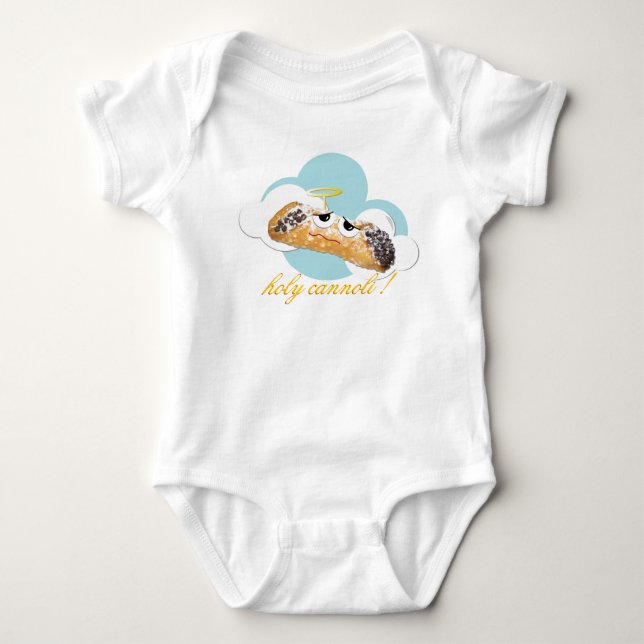 "heiliges cannoli!"  humorvolles Parodiet-shirt Baby Strampler (Vorderseite)