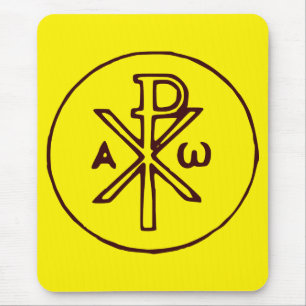 Heiliges Chi-Rho-Christogramm Fine Art Mousepad