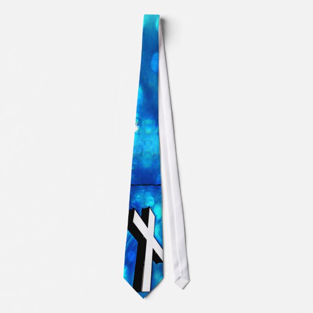 Heiliges Cross Blue Skies Krawatte (Vorderseite)