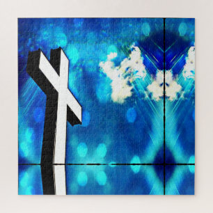 Heiliges Cross Blue Sky Sparkle