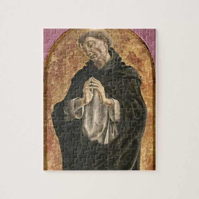 Heiliges Dominic (Tempera auf Platte) (Vertikal)