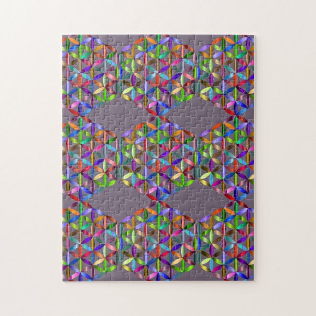 Heiliges Geometrie-Puzzlespiel 11" x 14" (252 (Vertikal)