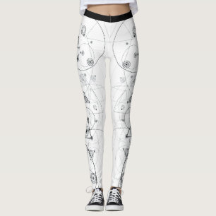 Heiliges Geometriemuster Leggings