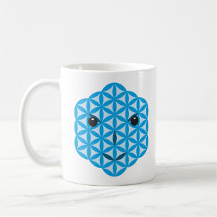 Heiliges Gesicht - Arcturier, 01 Blau. Kaffeetasse