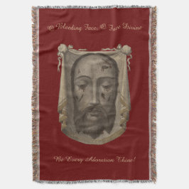 Heiliges Gesicht der Jesus-Wurfs-Decke Decke
