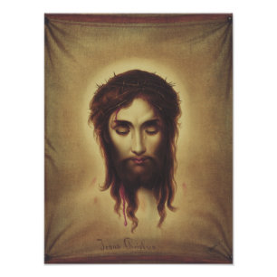 Heiliges Gesicht Jesu Christi Fotodruck