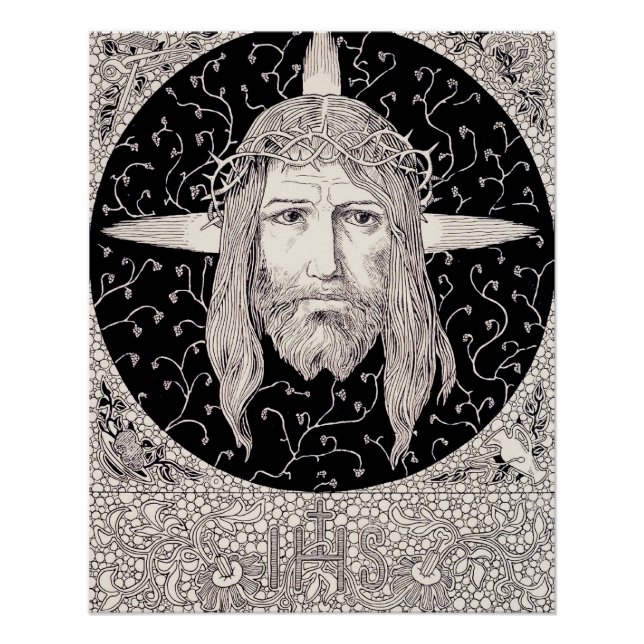 Heiliges Gesicht Jesu Christi Poster (Vorderseite)