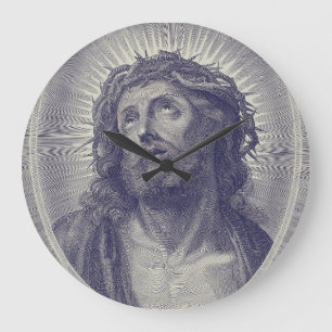 Heiliges Gesicht Jesu Große Wanduhr