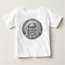 Heiliges Gesicht von Jesus Säugling T Shirt
