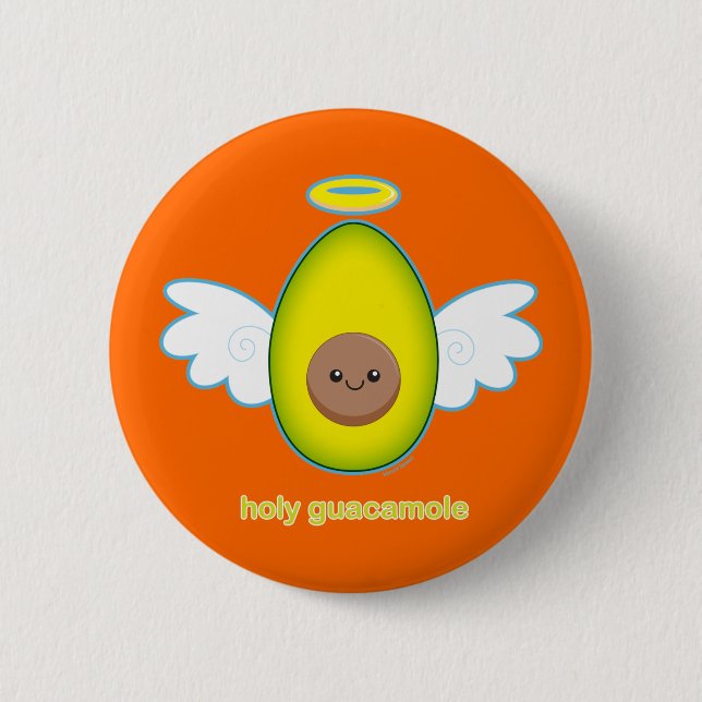 Heiliges Guacamole Button (Vorderseite)