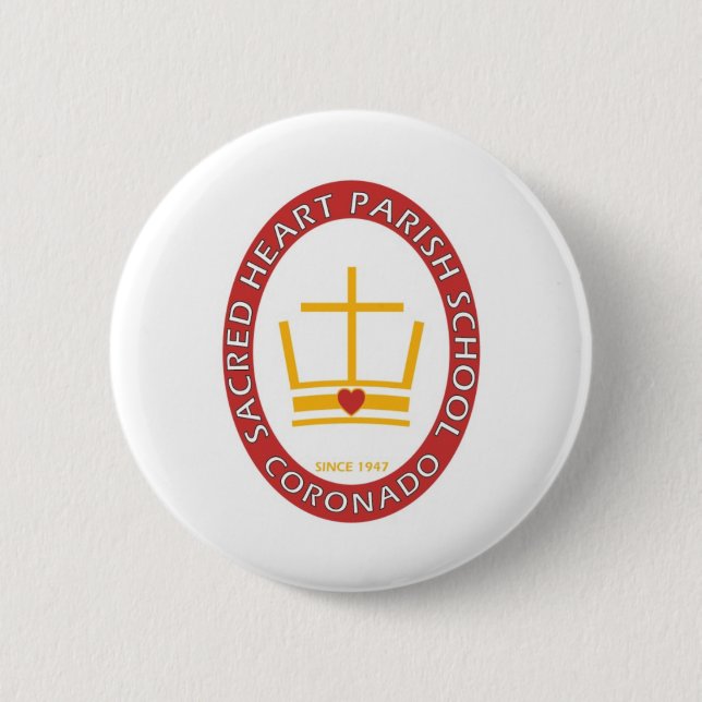 Heiliges Herz Coronado Logo Button (Vorderseite)
