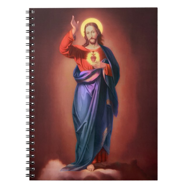 Heiliges Herz Jesu Christi Notizblock (Vorderseite)