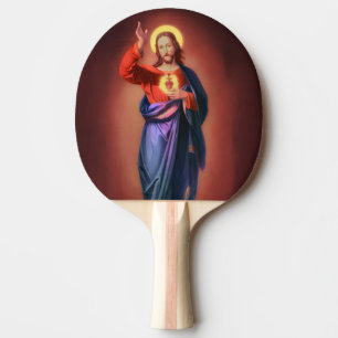 Heiliges Herz Jesu Christi Tischtennis Schläger