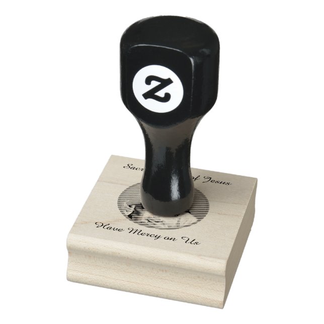 Heiliges Herz Jesu Gebet Gummistempel (Stempel)