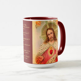 Heiliges Herz Jesu Gebetsgebet Tasse