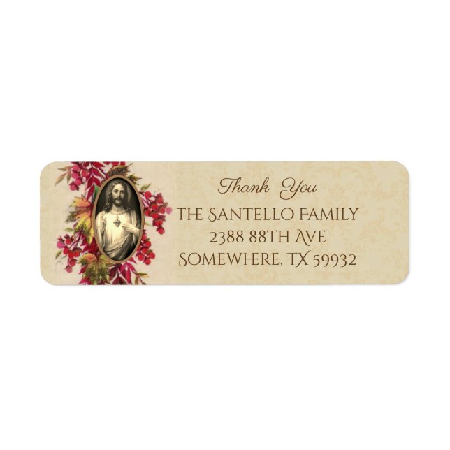 Heiliges Herz Jesu Katholische Danke (Vorne)