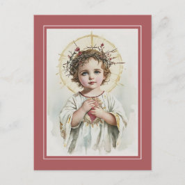 Heiliges Herz Jesu, katholische, göttliche Barmher Postkarte