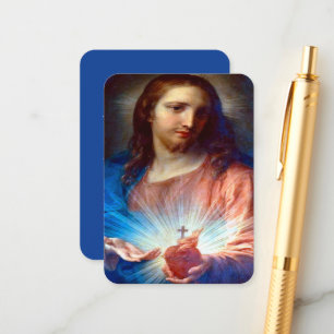 Heiliges Herz Jesu mit Schändchengebet Begleitkarte