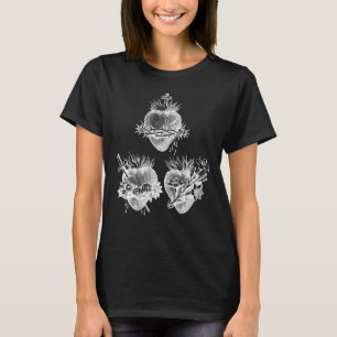 Heiliges Herz Jesu und Unbeflecktes Herz Marias T-Shirt