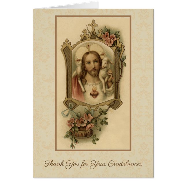Heiliges Herz Jesus katholisches Beileid Vielen Da (Vorne)