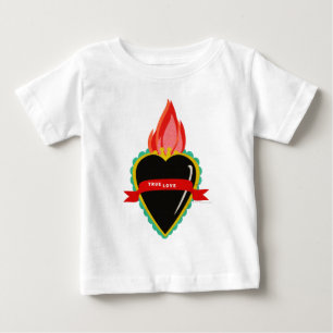 Heiliges Herz mit wahrem Baby T-shirt