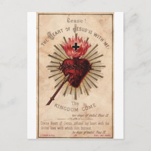 Heiliges Herz Postkarte