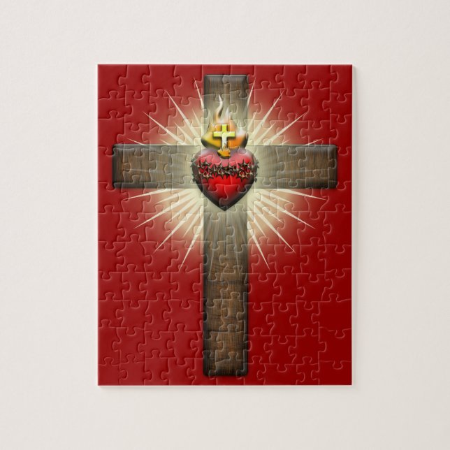 Heiliges Herz von Jesus-Kreuz (Vertikal)