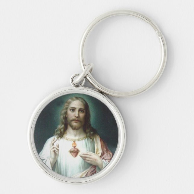 Heiliges Herz von Jesus Schlüsselanhänger (Vorne)