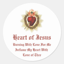 Heiliges Herz von Jesus Stickers
